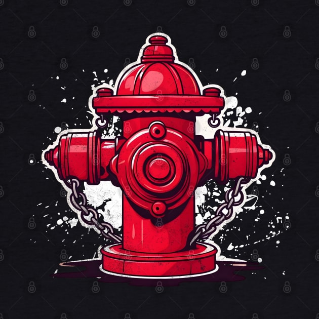 Fire Hydrant Costume a Fireman Firefighter Costume by alcoshirts